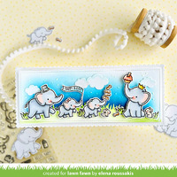 Lawn Fawn - Elephant Parade Stamp and Die Bundle