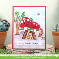 Lawn Fawn - Porcu-pine For You Stamp and Die Bundle