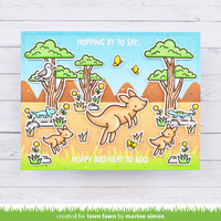 Lawn Fawn - Kanga-rrific Add On - Stamp and Die Bundle
