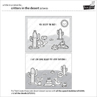 Lawn Fawn - Critters in the Desert - Stamp and Die Bundle