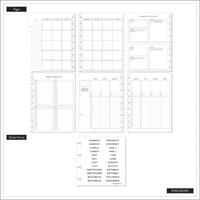 Happy Planner - Classic Productivity Layout - 12 Month Undated - Golden Meadow
