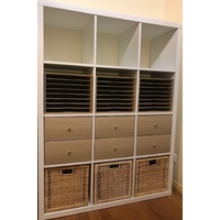 Scrapbooking 12x12 Paper Storage Rack Unit