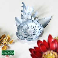 Katy Sue Chrome Effects - Die Cut Flowers & Leaves