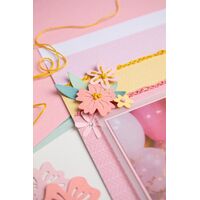Sizzix Thinlits Die Set 15PK - Floral Cluster by Jess Slack 666118