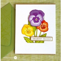 Altenew Pretty Pansies Die and Stamp Bundle