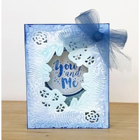 Crafter's Companion Cut and Emboss Folder 4.25 x 5.5 Botanical Garden