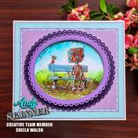 Creative Expressions Andy Skinner Spread a Little Kindness 4.2 in x 3.8 in Pre-Cut Rubber Stamp