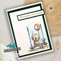 Creative Expressions Andy Skinner Time Together 4.2 in x 3.8 in Pre-Cut Rubber Stamp
