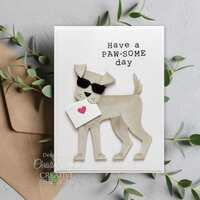 Creative Expressions Sue Wilson Pet Pals - 4in x 6in Clear Stamp - CEC1057
