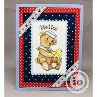 Pink Ink Impression Obsession Clear Stamps Beary Sweet