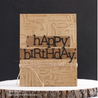 Memory Box 3D Embossing Folder 4.5x5.75 Toolshed