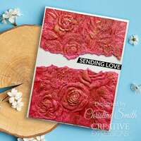 Creative Expressions Rose Garden 5 in x 7 in 3D Embossing Folder EF3D-074