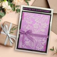 Creative Expressions Folk Art Blooms 5 in x 7 in 3D Embossing Folder EF3D-076