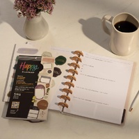 Reflect and Grow - Goals - Classic Disc Bound Memory Keeping Journal by Happy Planners
