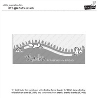 Lawn Fawn Stamps Let'S Go Nuts LF2407