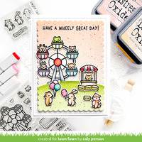 Lawn Fawn - Wheely Great Day Stamp and Die Bundle