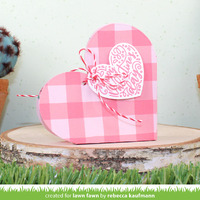 Lawn Fawn - Magic Heart Messages - Stamp and Die Bundle