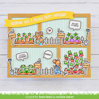 Lawn Fawn - Veggie Happy Add On - Stamp and Die Bundle