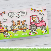Lawn Fawn - Hay There, Hayrides! Bunny Add On - Stamp and Die Bundle