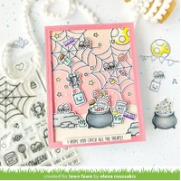 Lawn Fawn - Stamps - Sweet Spiders - LF3492