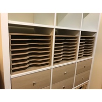 Scrapbooking 12x12 Paper Storage Rack Unit