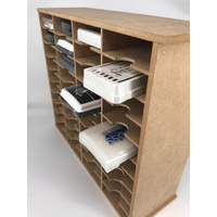 Stamp Pad Storage Rack Unit Holds 40 Ink Pads
