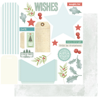Uniquely Creative 12x12 Cardstock 210gsm Mint & Mistletoe