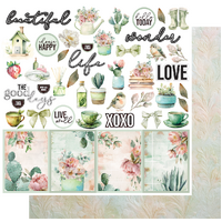 Uniquely Creative 12x12 Cardstock 210gsm Tea & Tranquility