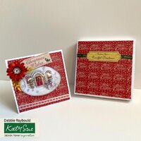 10 Snow Globe 6x6 Card Kit 300gsm Oval Dome