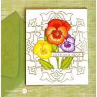 Altenew Pretty Pansies Die and Stamp Bundle