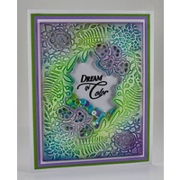 Crafter's Companion Cut and Emboss Folder 4.25 x 5.5 Botanical Garden