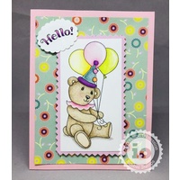 Pink Ink Impression Obsession Clear Stamps Beary Sweet