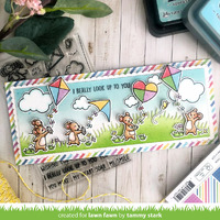 Lawn Fawn - Stamps - Whoosh, Kites! - LF3417