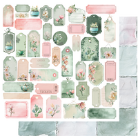 Uniquely Creative 12x12 Cardstock 210gsm Tea & Tranquility
