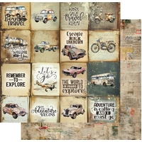 Uniquely Creative 12x12 Cardstock 210gsm Wings & Wheels