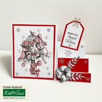Katy Sue Chrome Effects - Die Cut Flowers & Leaves