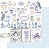 Uniquely Creative 12x12 Cardstock 210gsm Wisteria Lane