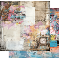 Uniquely Creative 12x12 Cardstock 210gsm Steampunk Graffiti