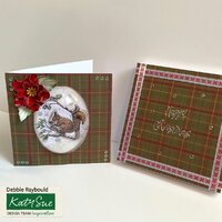 10 Snow Globe 6x6 Card Kit 300gsm Oval Dome