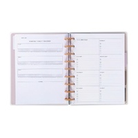 Reflect and Grow - Goals - Classic Disc Bound Memory Keeping Journal by Happy Planners
