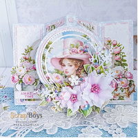 Sweet Peonies Paper Pad - 12" x 12" (12 Sheets) By Scrap Boys