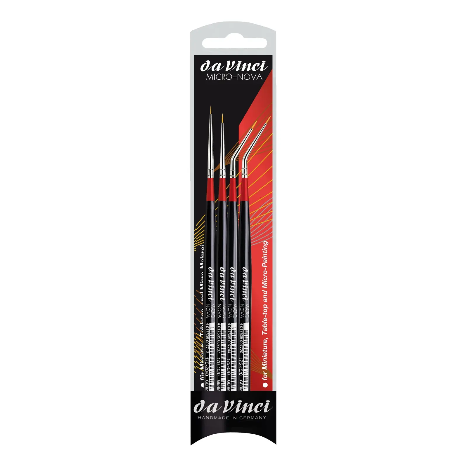 Da Vinci Micro-Nova Synthetic Set 4275 - 4 Brushes