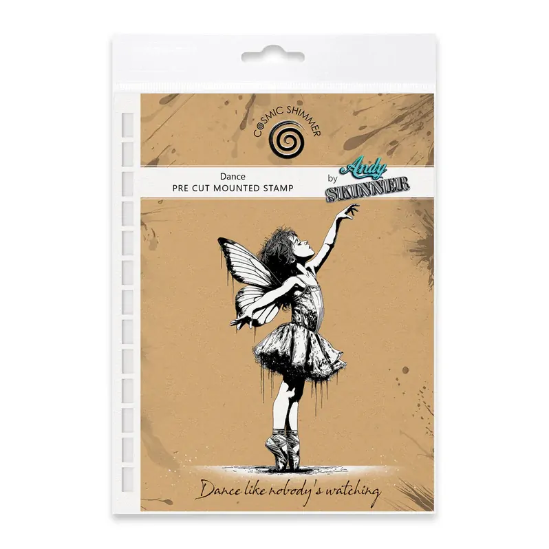 Dance Pre-Cut Rubber Stamp by Andy Skinner