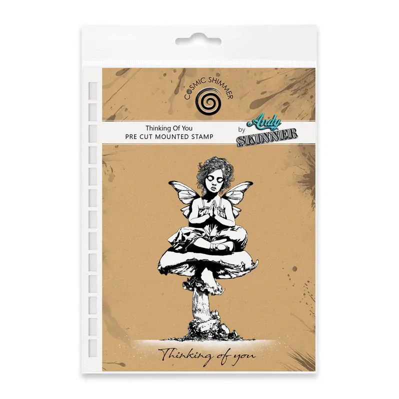 Thinking Of You Pre-Cut Rubber Stamp by Andy Skinner