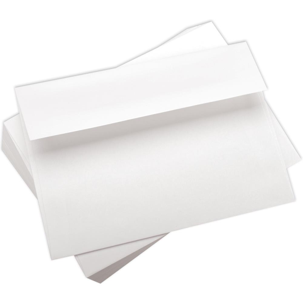 Leader Paper 100 White Envelopes 4 3/8 x 5 3/4 Envelopes A2