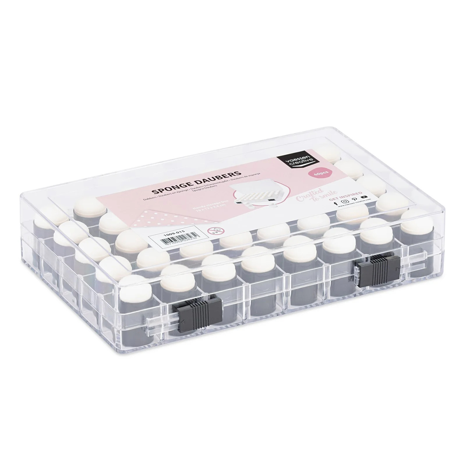 Vaessen Creative Sponge Dauber Unit with 40 Daubers
