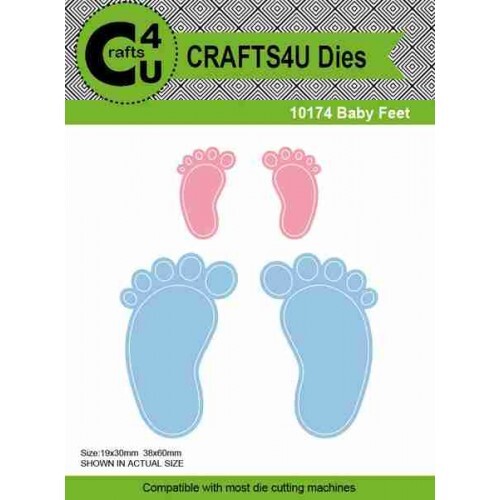 Crafts4U Die Baby Feet