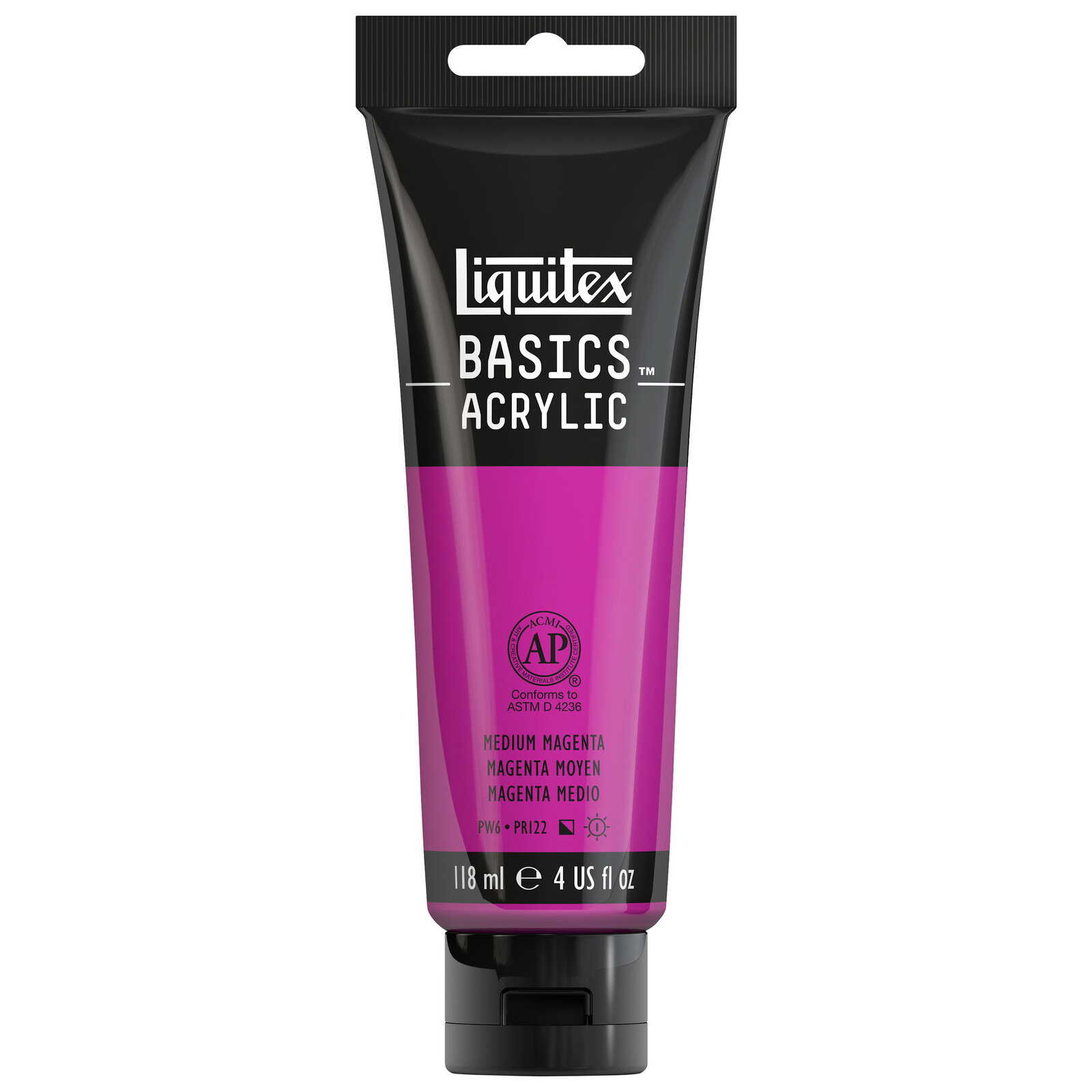 Liquitex Basics Acrylic - 118ml - Medium Magenta