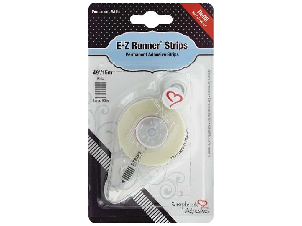 E-Z Runner Scrapbook Adhesives by 3L Permanent Tape Refill 01201