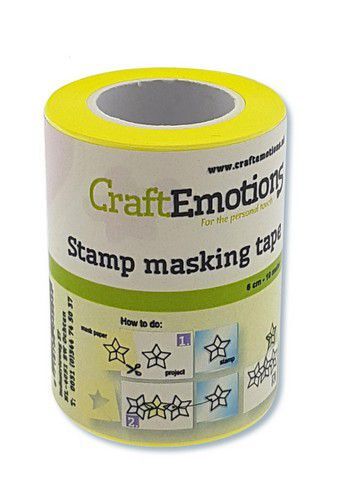 CraftEmotions Stamp Masking Tape 6cm x 7.5m